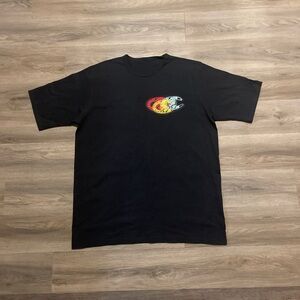 Champion Black Tee with Colorful Graphic